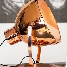 Stolní lampa kovová Spot, 47 cm, měděná - 1