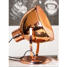 Stolní lampa kovová Spot, 47 cm, měděná