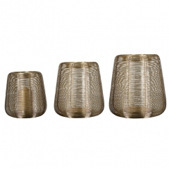 Stolní lampa Sophie, 29 cm, zlatá