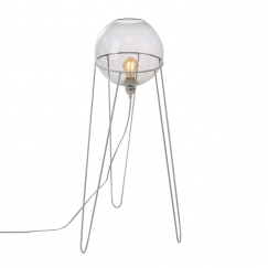 Stolní / podlahová lampa Globe, 69 cm, bílá