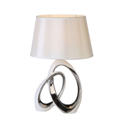 Stolová lampa keramická Oval, 47 cm