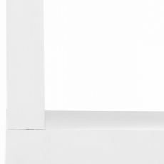 Stůl s knihovnou Kera, 153 cm, bílá - 6