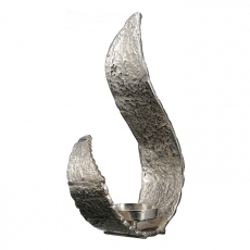 Svícen Dung, 42 cm, stříbrná - 3