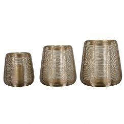 Svietnik Belo, 29 cm, zlatá