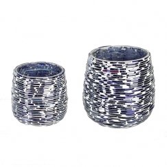 Svietnik Perfect, 13 cm, modrá