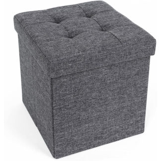 Taburet Ewa, 38 cm, tmavosivá