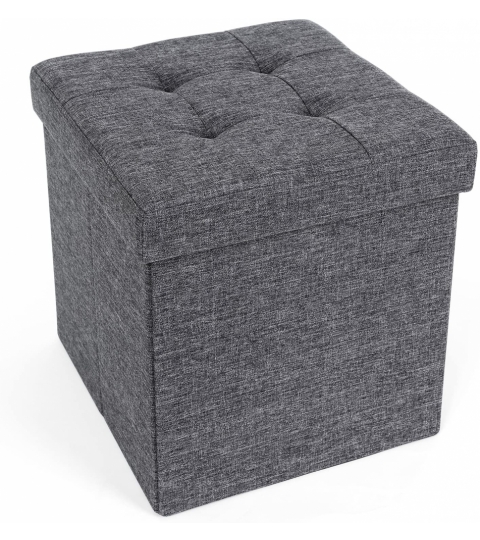 Taburet Ewa, 38 cm, tmavosivá