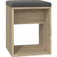 Taburet Luna, 51 cm, dub sonoma