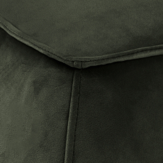 Taburet Mepa, samet, tmavě zelená - 4