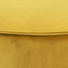 Taburet Mie, samet, žlutá - 2