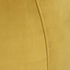 Taburet Mie, samet, žlutá - 4