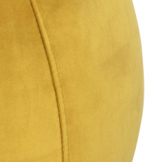 Taburet Mie, zamat, žltá - 3