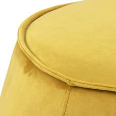 Taburet Mie, zamat, žltá - 8