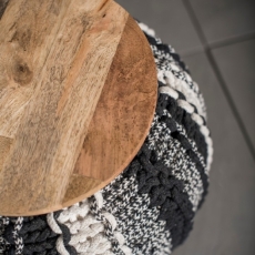 Taburetka Alf, čierna - 2