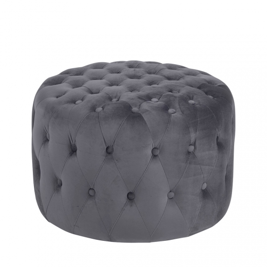 Taburetka čalúnená Ralton, 60 cm, šedá - 1