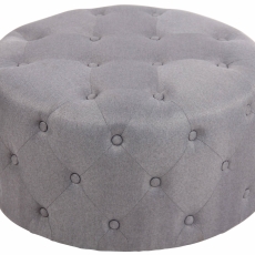 Taburetka Korsika, textil, tmavo šedá - 1
