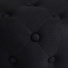 Taburetka Medan, textil, černá - 4
