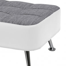 Taburetka na nožičkách Elegant, textil - 2