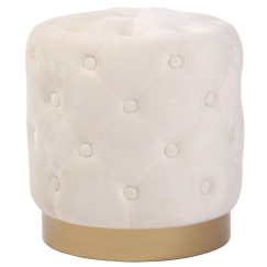 Taburetka Naila, zamat, krémová