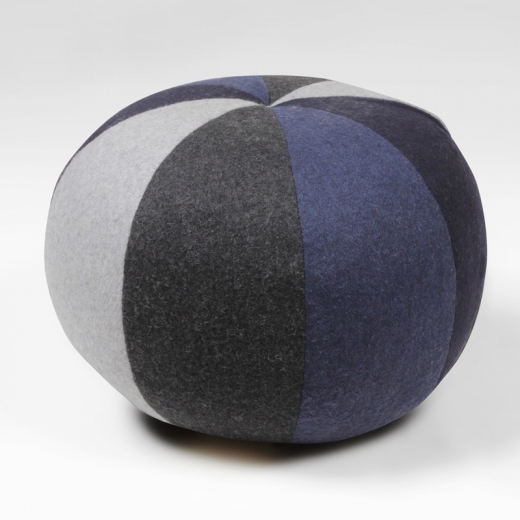 Taburetka okrúhla plstená, 31 cm - 1