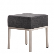 Taburetka / stolička s nerezovou podnoží Malaga textil - 3