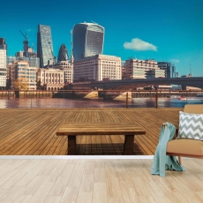 Tapeta 3D Výhľad na Londýn, 432 x 290 cm - 1
