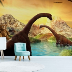 Tapeta Dinosauři, 216 x 140 cm - 1