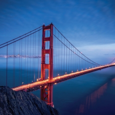 Tapeta Golden Gate Bridge, 144 x 105 cm - 2