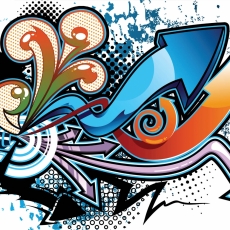 Tapeta Graffiti, 360 x 260 cm - 2