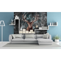 Tapeta Jeleň v zime,, 288 x 200 cm