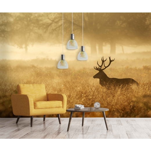 Tapeta Jelen ve zlatě, 216 x 140 cm - 1