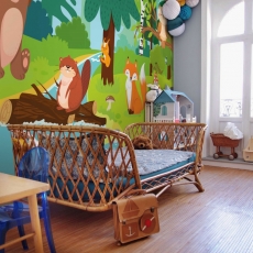 Tapeta Lesné zvieratká, 144 x 105 cm - 1