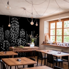 Tapeta Nočné obrysy mesta, 432 x 290 cm - 1