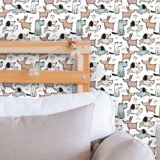 Tapeta Pejsci, 144 x 105 cm - 1