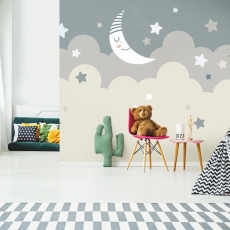 Tapeta Spící měsíc, 360 x 260 cm - 1