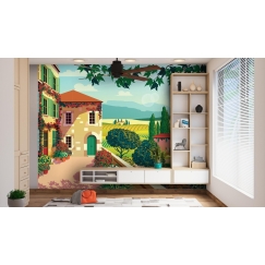 Tapeta Toskánsko, 216 x 140 cm