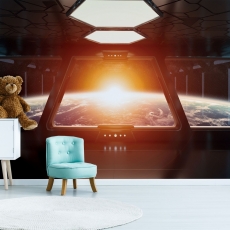 Tapeta Vesmírna loď, 216 x 140 cm - 1