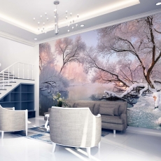 Tapeta Zimná krajina, 504 x 310 cm - 1