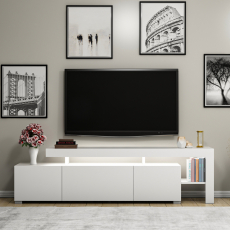 Televizní stolek Beliz, 192 cm, bílá - 6