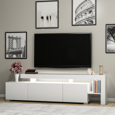 Televizní stolek Beliz, 192 cm, bílá - 4