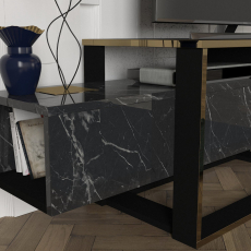 Televizní stolek Bianco, 160 cm, černá - 4
