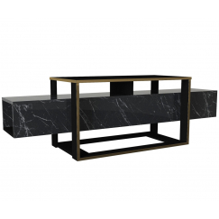 Televizní stolek Bianco, 160 cm, černá