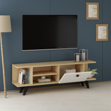 Televizní stolek ?dil, 120 cm, dub - 3