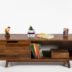 Televizní stolek Dim, 120 cm, ořech - 1
