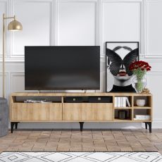 Televizní stolek Eva, 180 cm, dub - 2