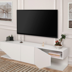 Televizní stolek Inci, 180 cm, bílá - 5