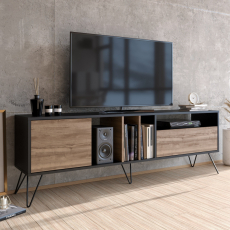Televizní stolek Mistico, 180 cm, ořech - 2
