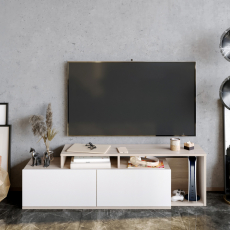 Televizní stolek Nexera, 150 cm, bílá - 3