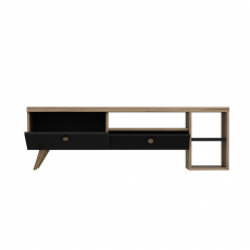 Televizní stolek Parion, 150 cm, černá - 6