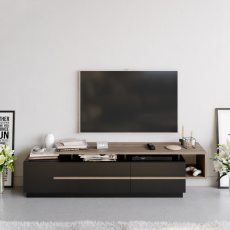 Televizní stolek Pia, 180 cm, černá - 3